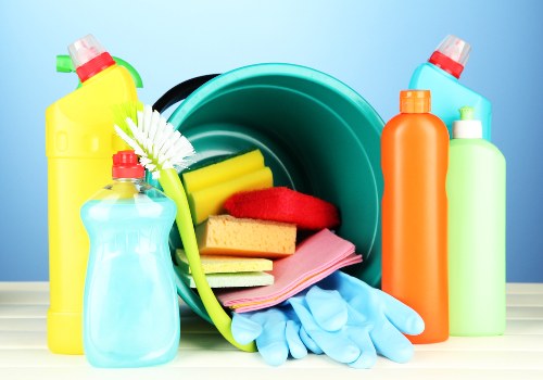 Different curtain fabrics arranged for proper cleaning care